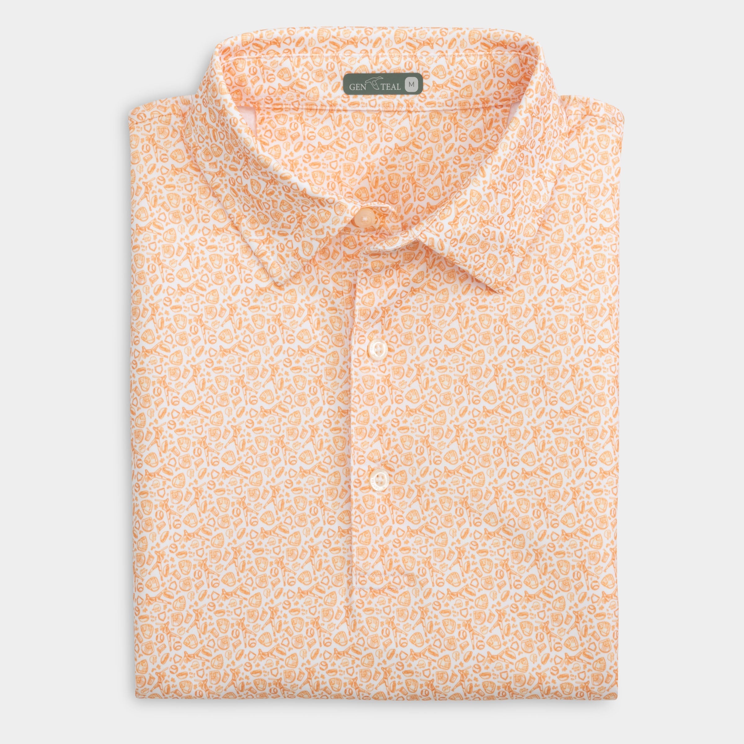 Fastball Printed Performance Polo