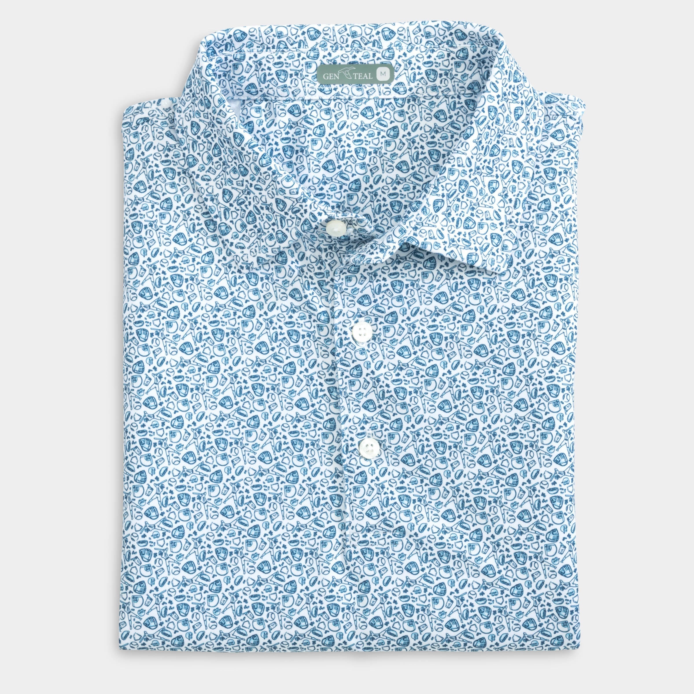 Fastball Printed Performance Polo