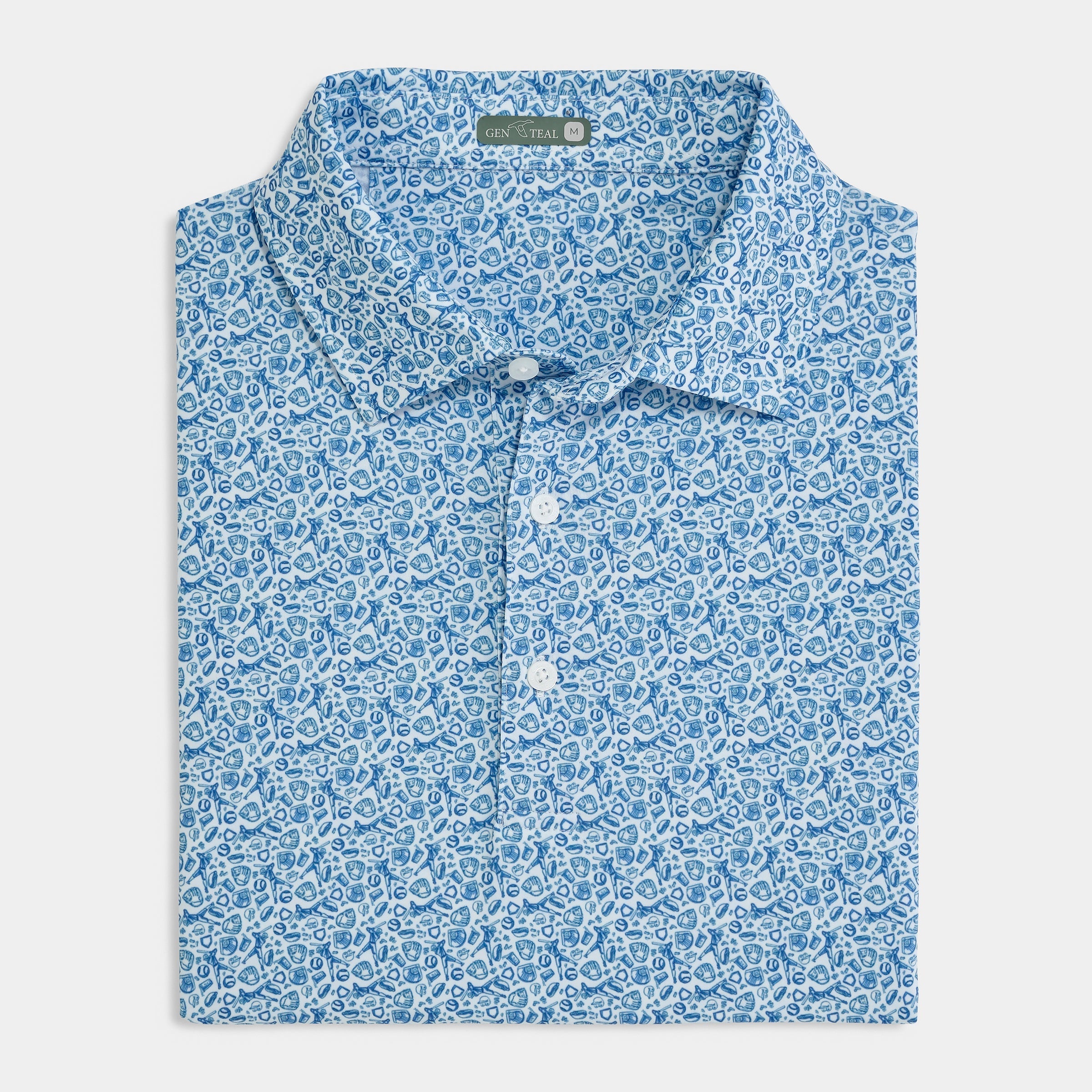 Fastball Printed Performance Polo
