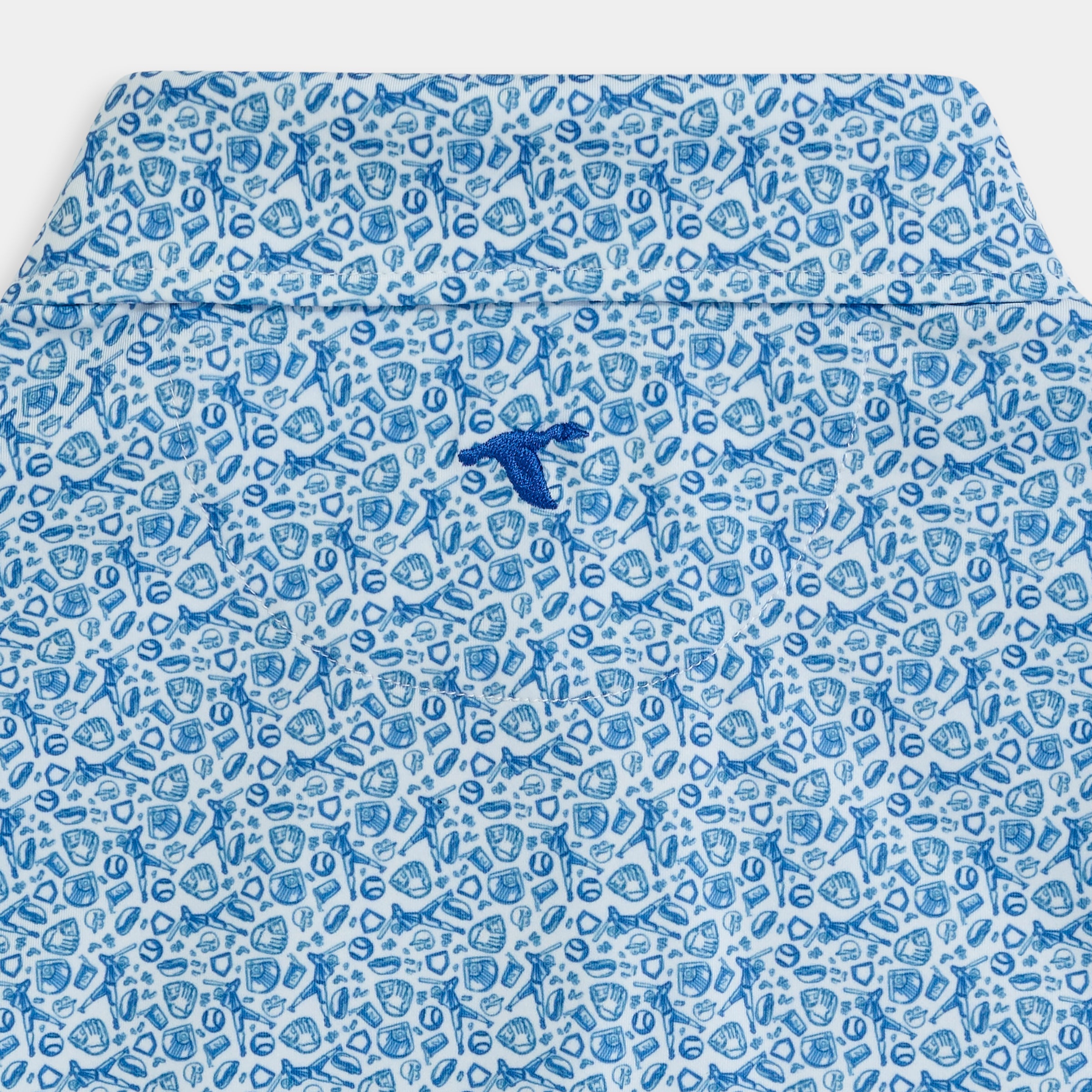 Fastball Printed Performance Polo
