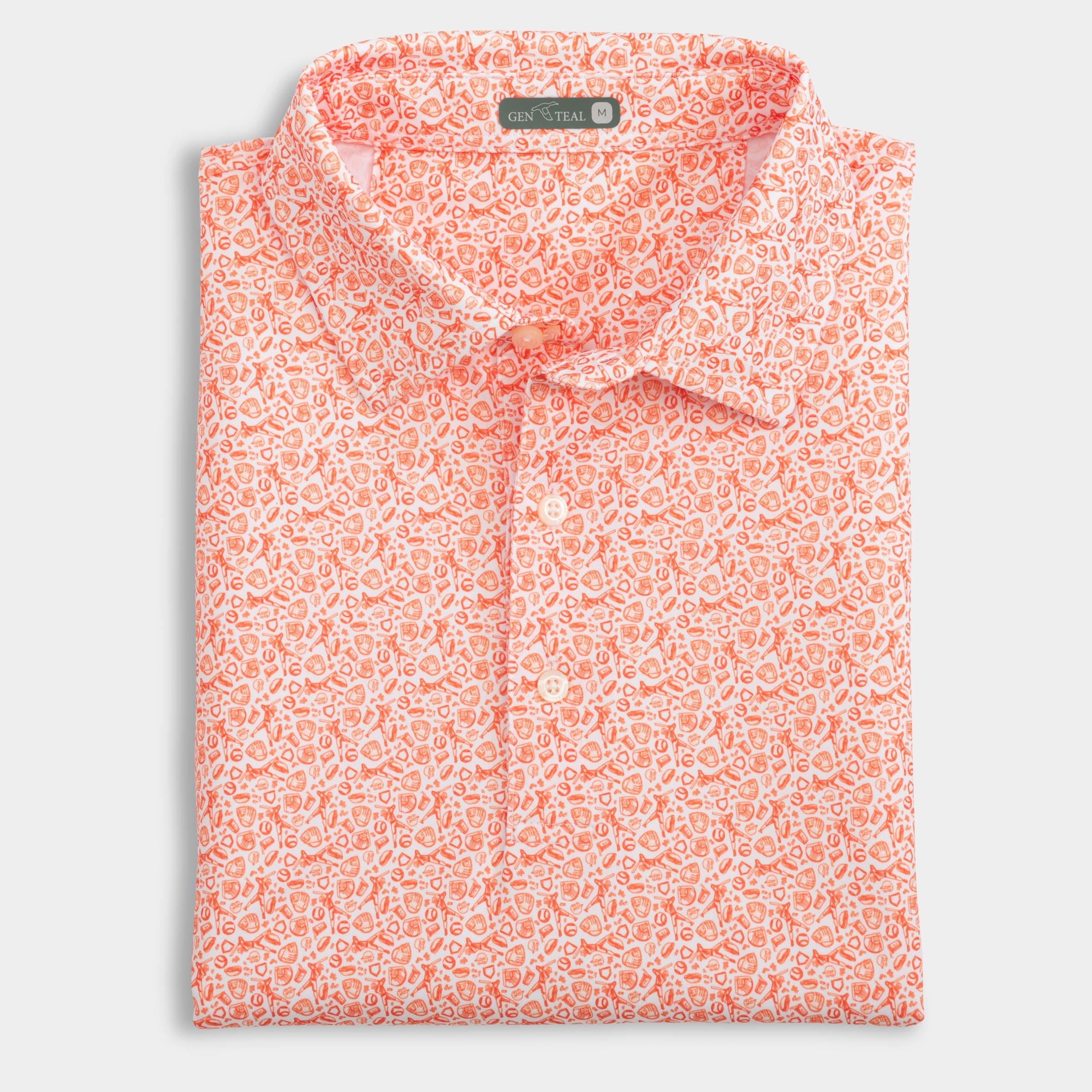Fastball Printed Performance Polo