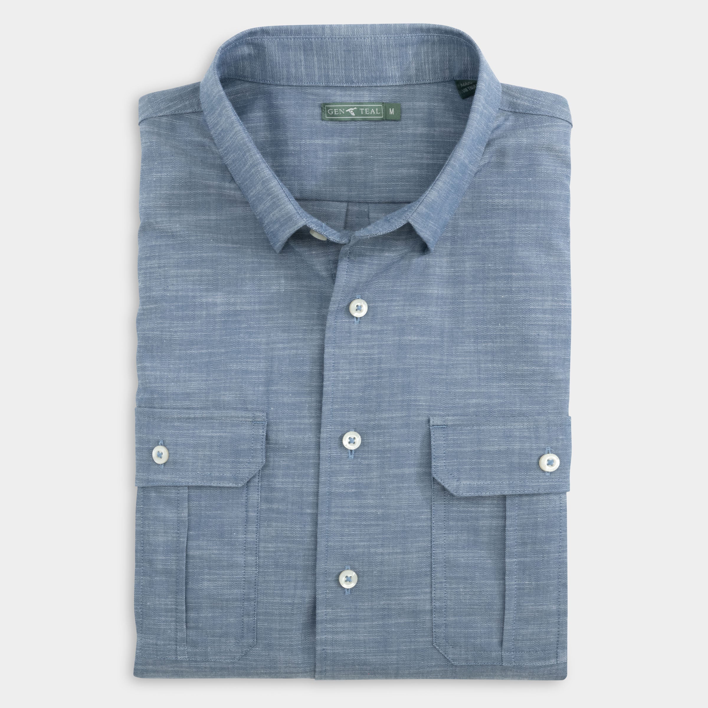 Cotton/Tencel Short Sleeve Sport Shirt