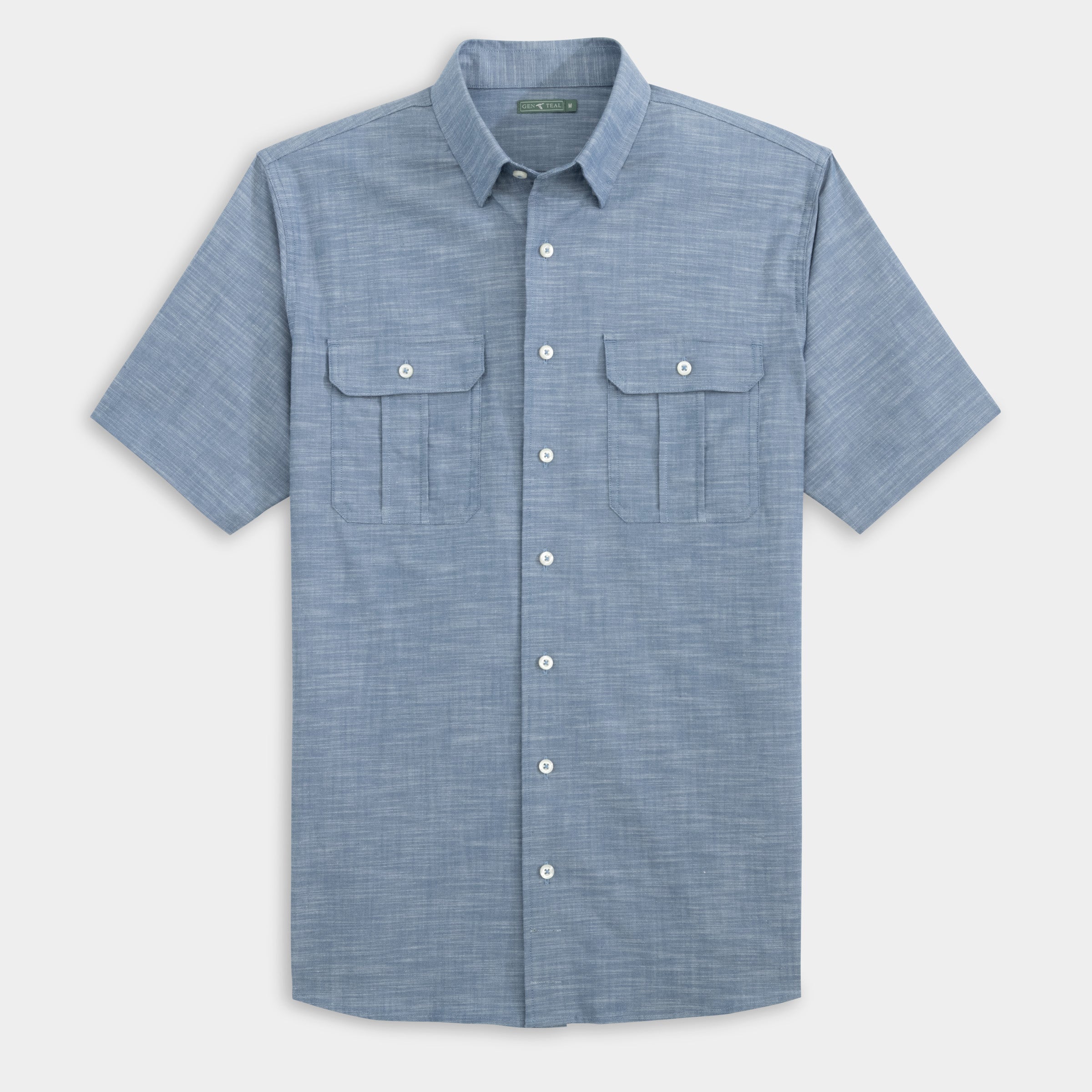 Cotton/Tencel Short Sleeve Sport Shirt