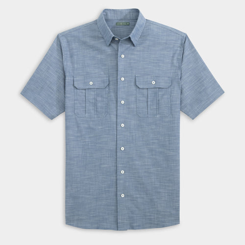 Chemise de sport à manches courtes en coton et Tencel