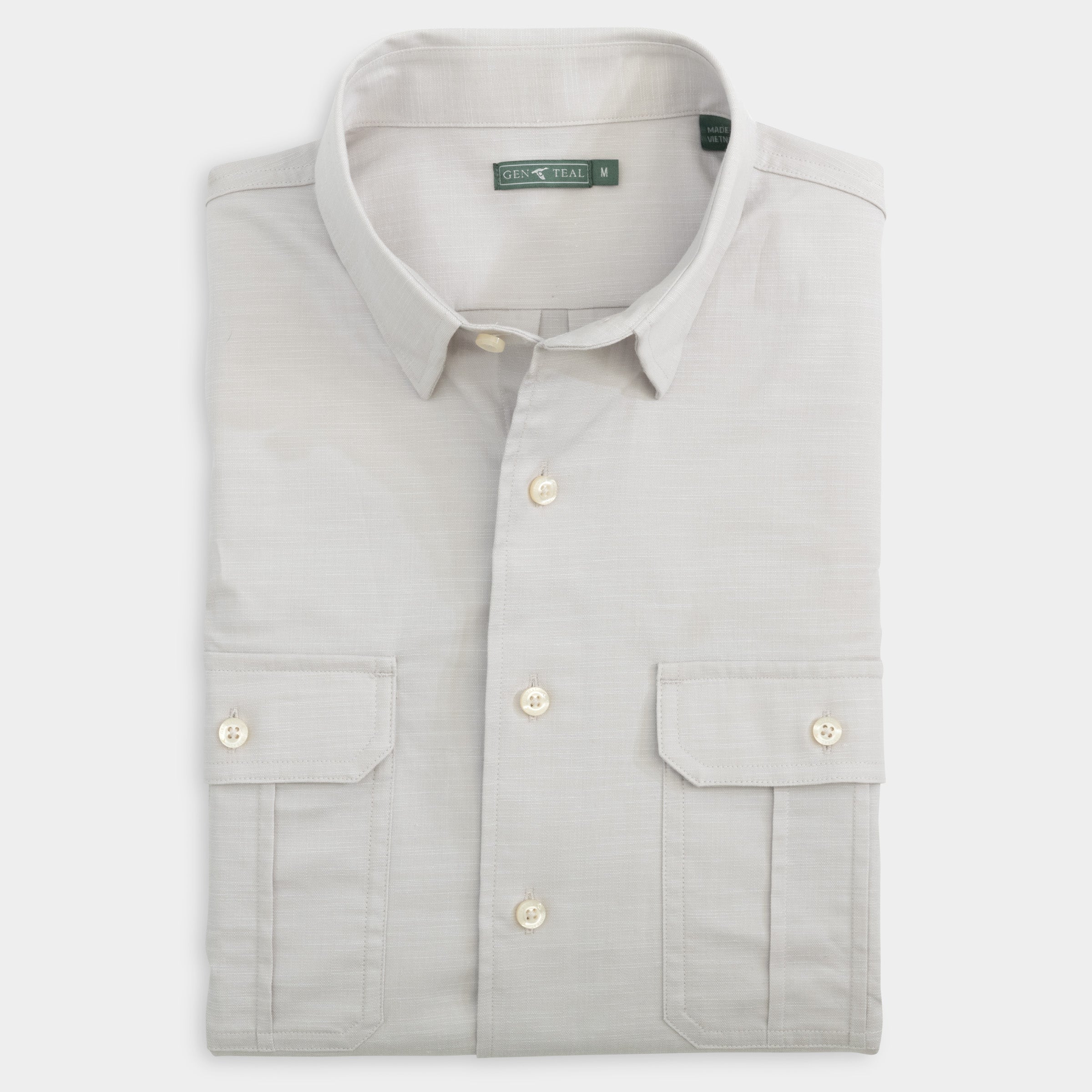 Cotton/Tencel Short Sleeve Sport Shirt