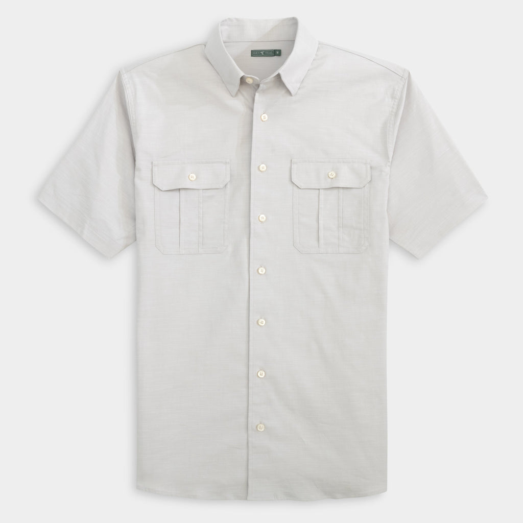 Cotton/Tencel Short Sleeve Sport Shirt