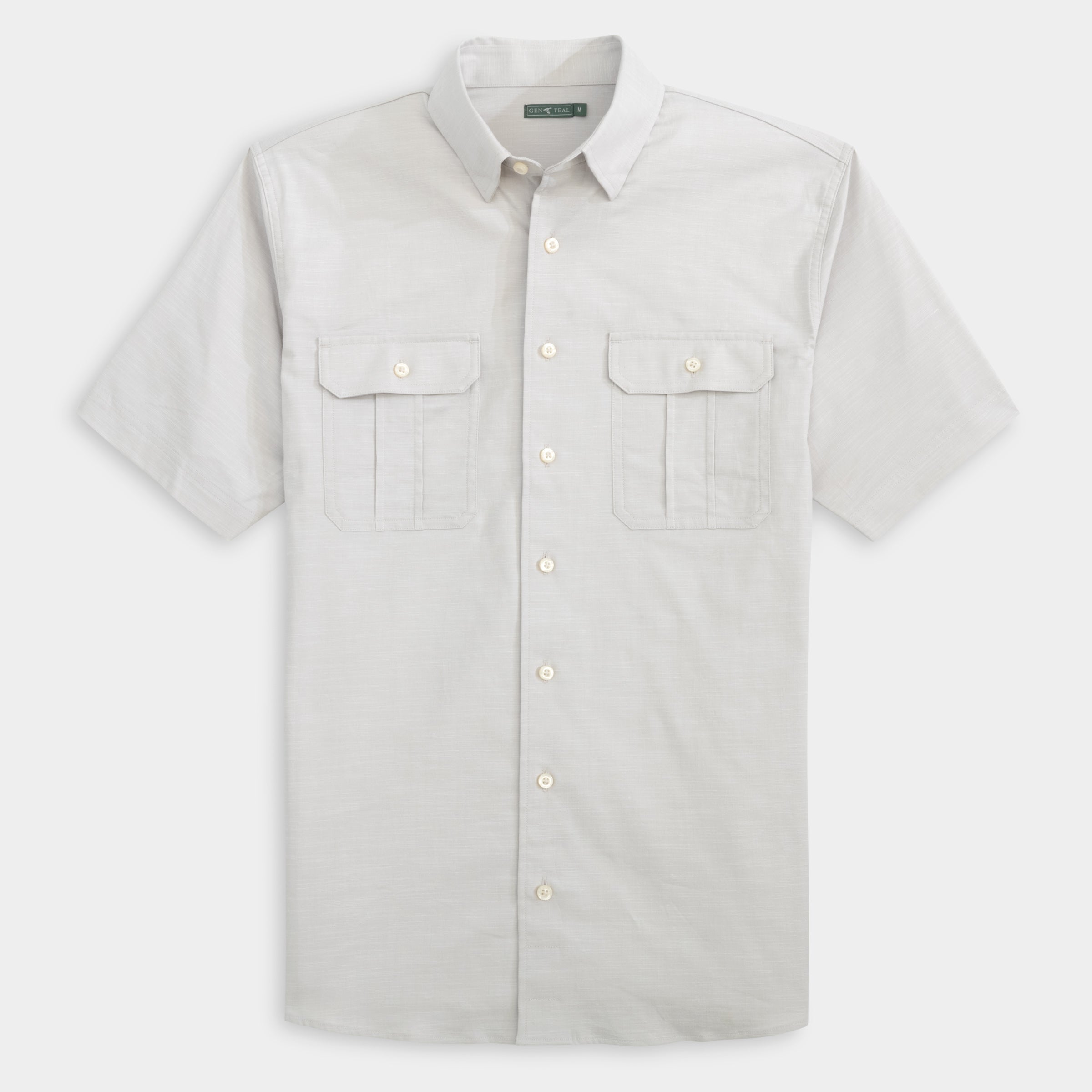 Cotton/Tencel Short Sleeve Sport Shirt