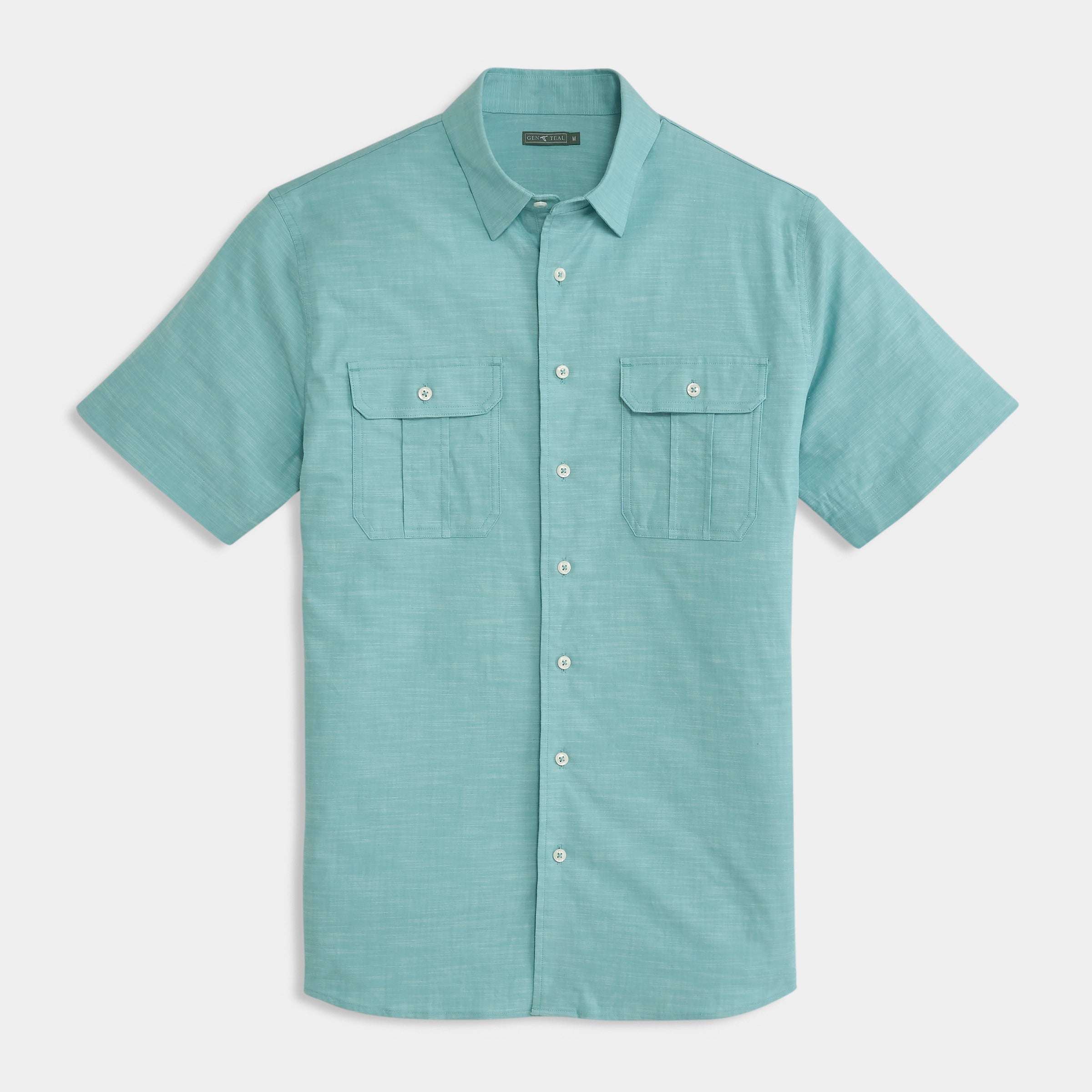 Cotton/Tencel Short Sleeve Sport Shirt