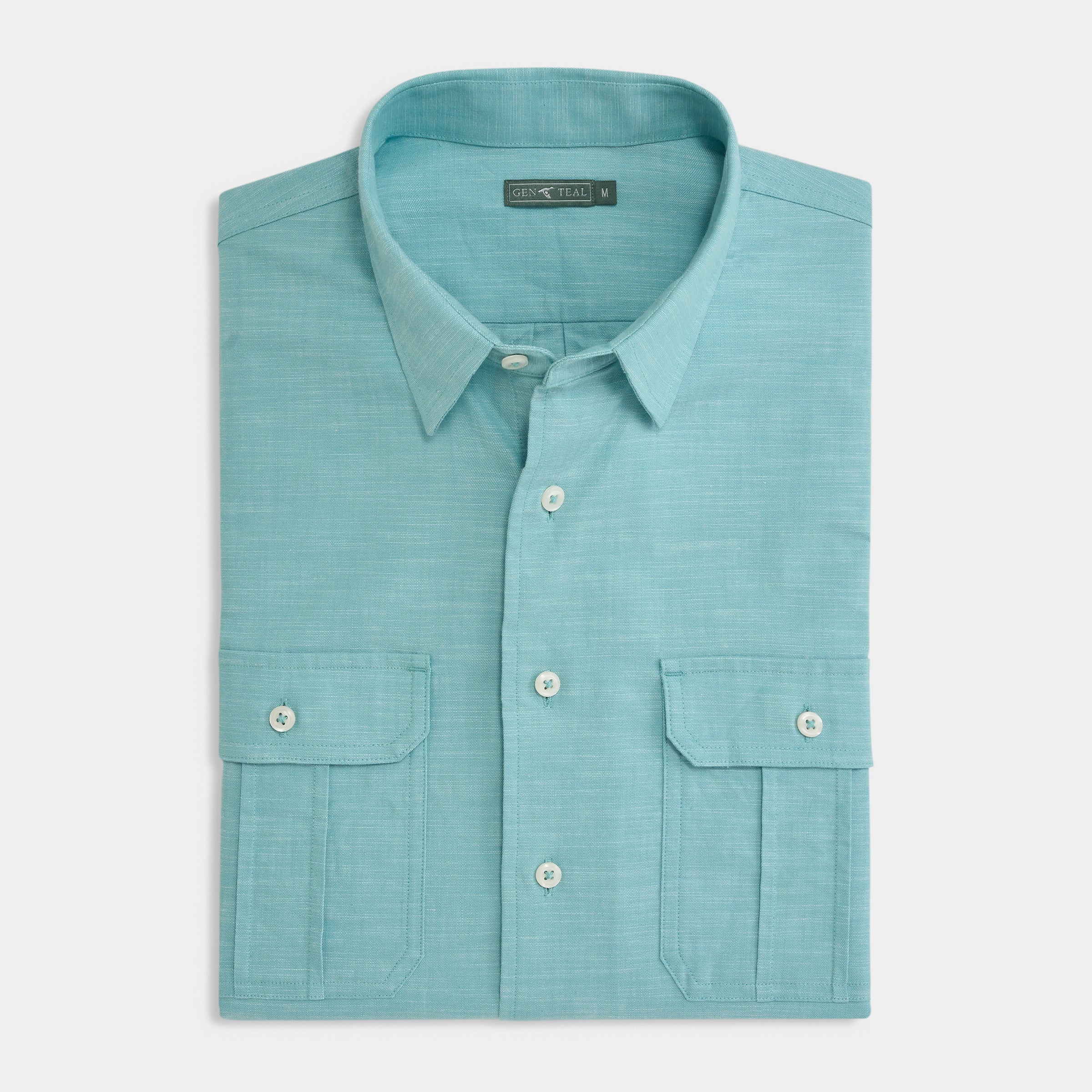 Cotton/Tencel Short Sleeve Sport Shirt