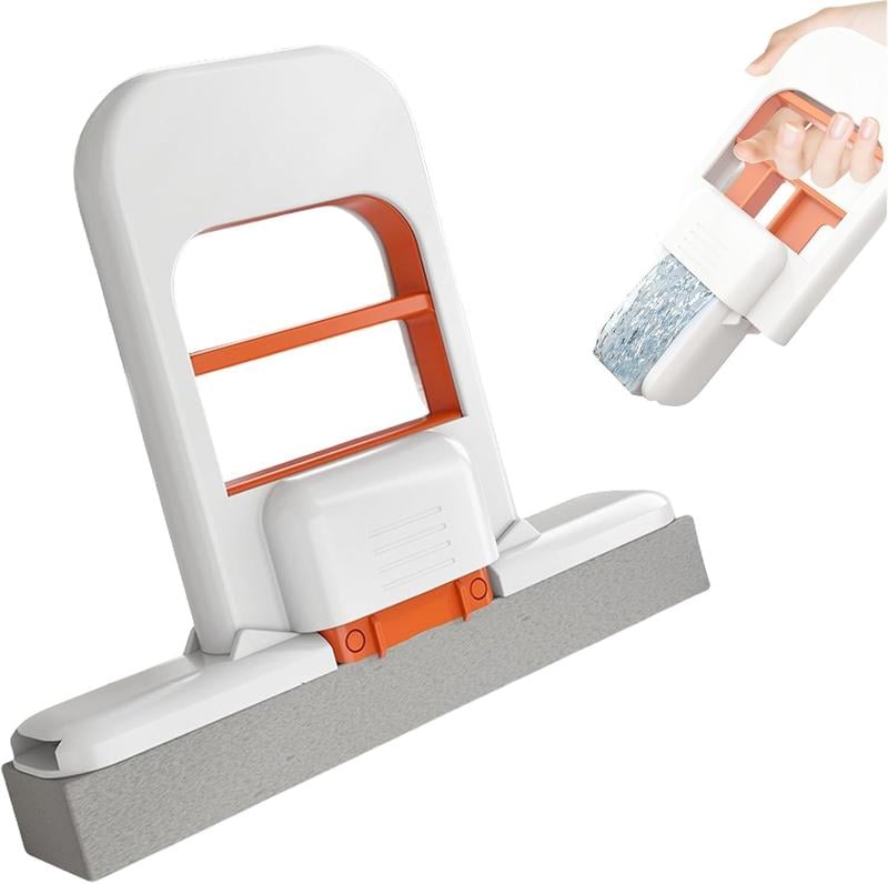 Mini balai serpillère pliable de bureau - Serpillère pour usage humide et sec