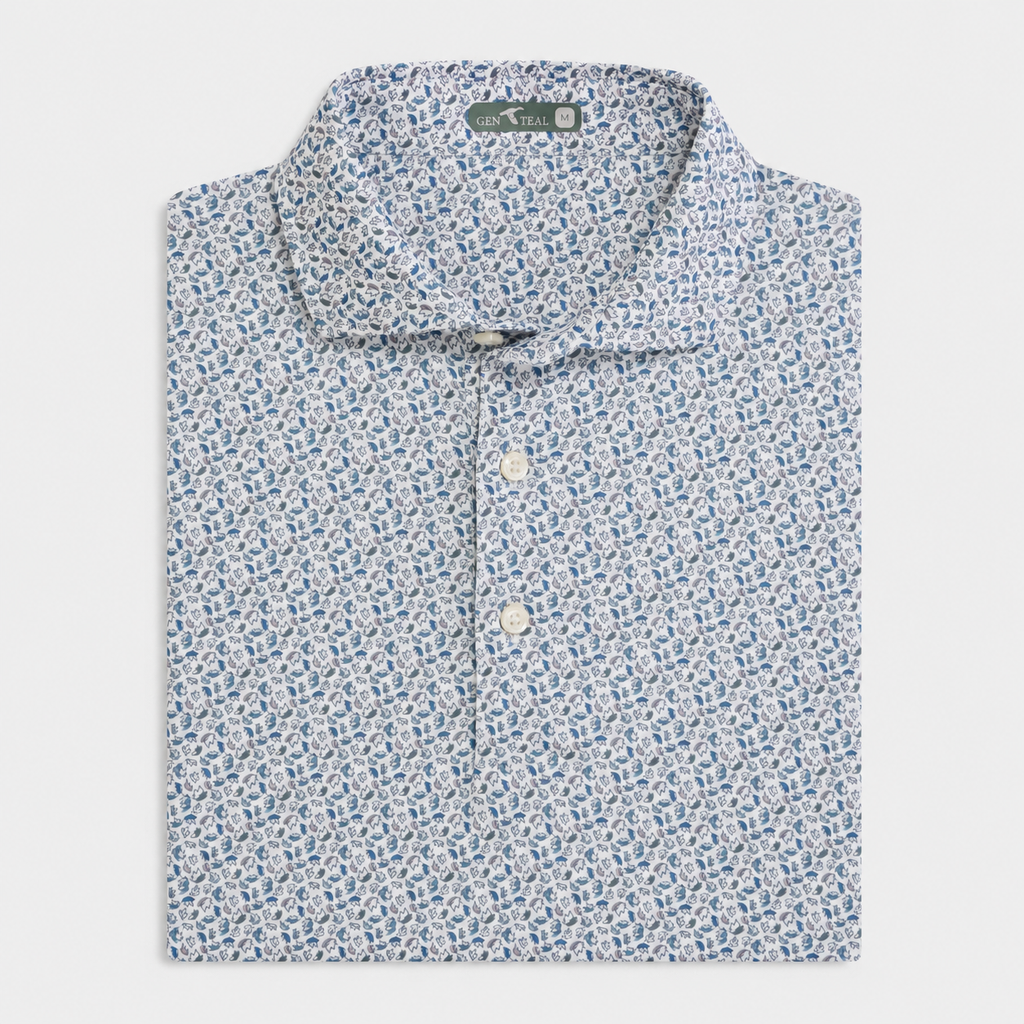 Autumn Leaf Performance Polo