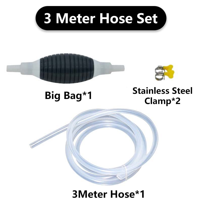 Extracteur de liquide multifonction – Pompe manuelle, tube de 1 à 3 m, pour essence/huile/eau