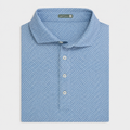 Polo de performance à imprimé géométrique