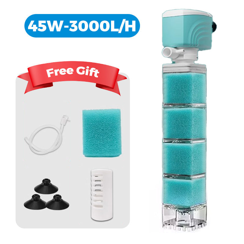 Système de filtration automatique d'aquarium Final Day – Multi-étapes, ultra-silencieux, prêt à l'emploi