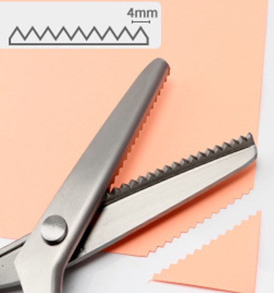 Ciseaux de couture crantés DIY – Précis et faciles à utiliser
