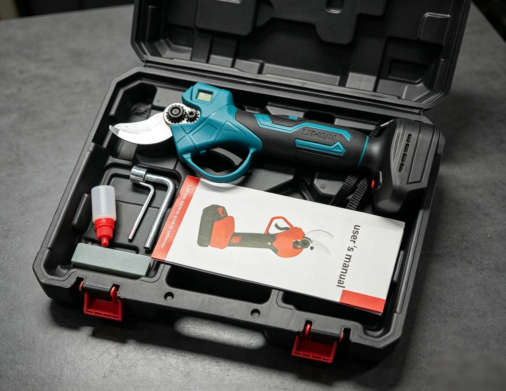 SÉCATEUR ÉLECTRIQUE - Sans fil, capacité de coupe de 10 mm, charge rapide en 2 heures, conception ergonomique pour jardin et verger