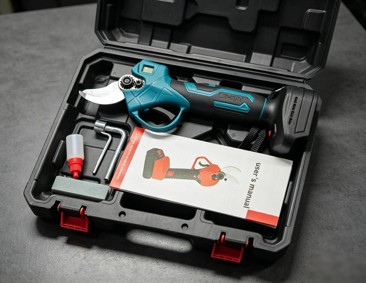 SÉCATEUR ÉLECTRIQUE - Sans fil, capacité de coupe de 10 mm, charge rapide en 2 heures, conception ergonomique pour jardin et verger