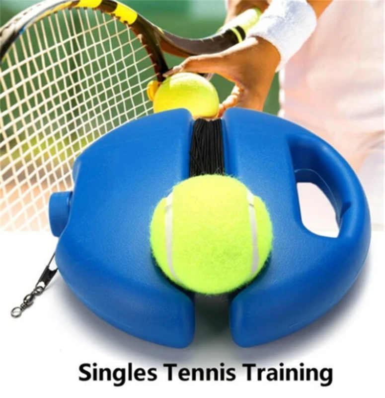 KIT Tennis Trainer – Outil d'auto-apprentissage, hauteur réglable et base stable – améliore votre swing et votre précision partout