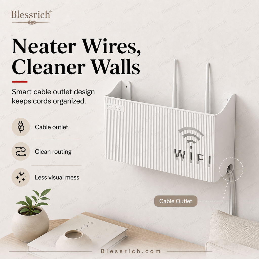 Support de rangement mural pour routeur WiFi