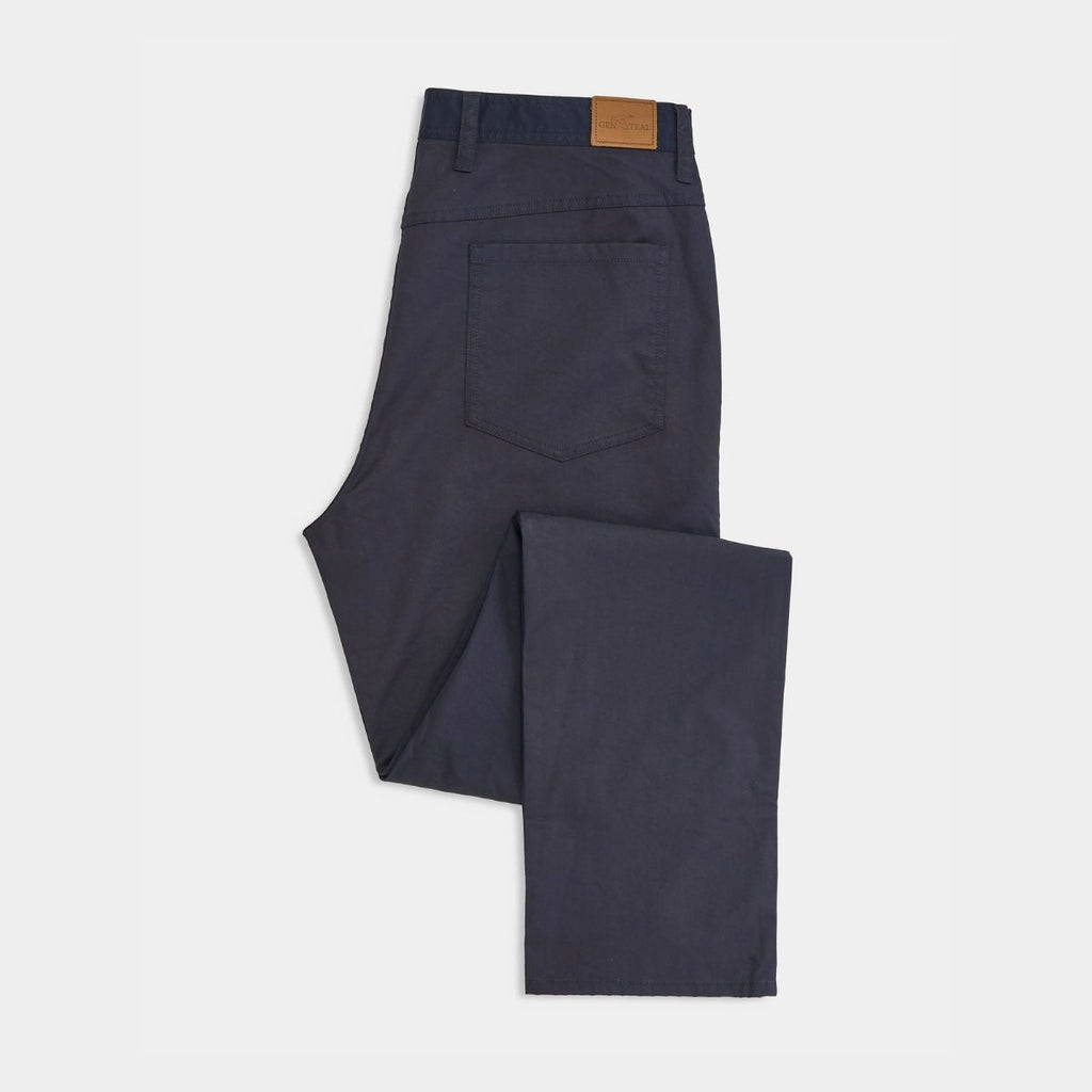Pantalon cinq poches marine