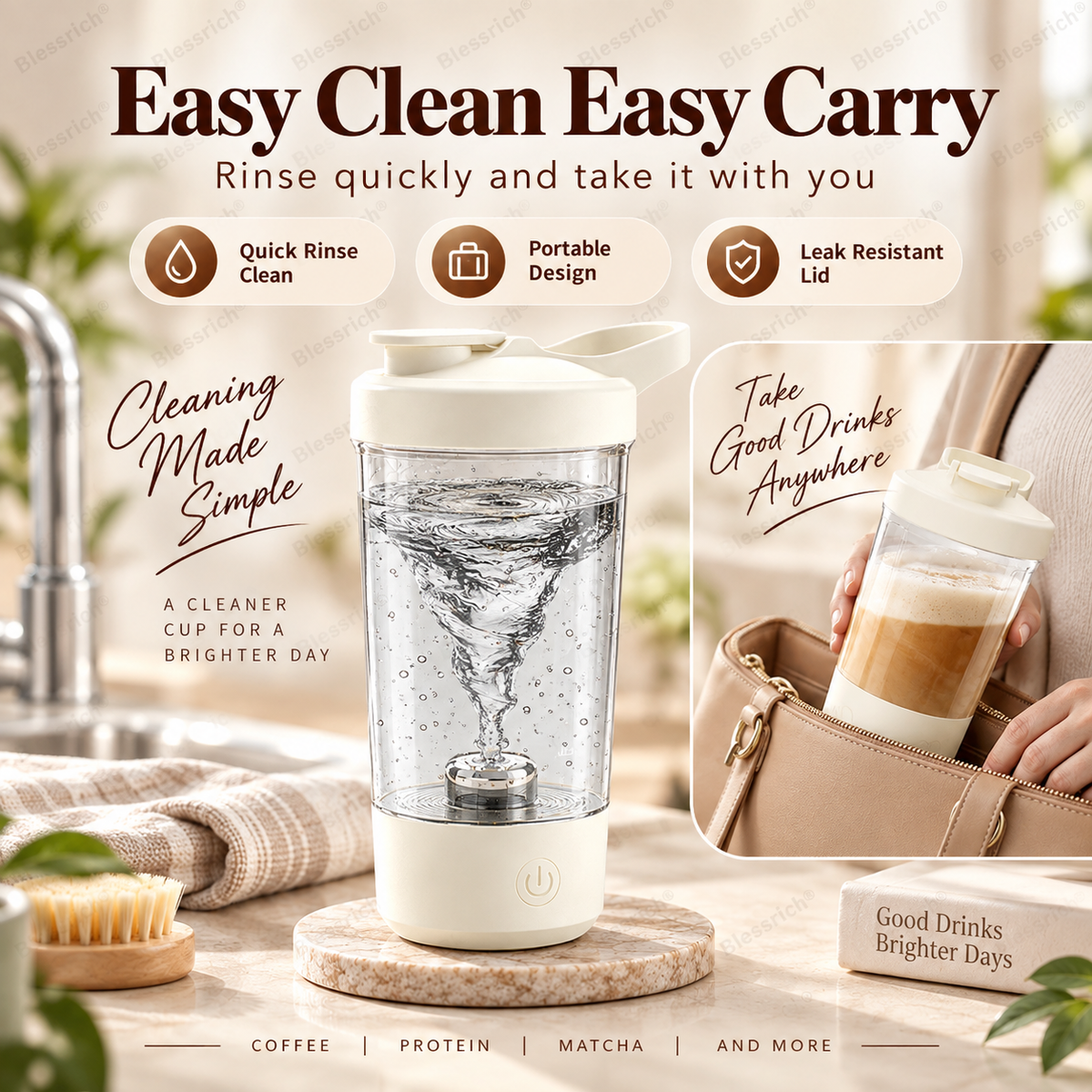 Tasse auto-mélangeuse