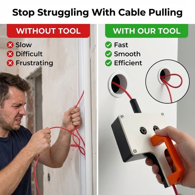 Outil tire-câble efficace – La solution ultime pour un câblage facile