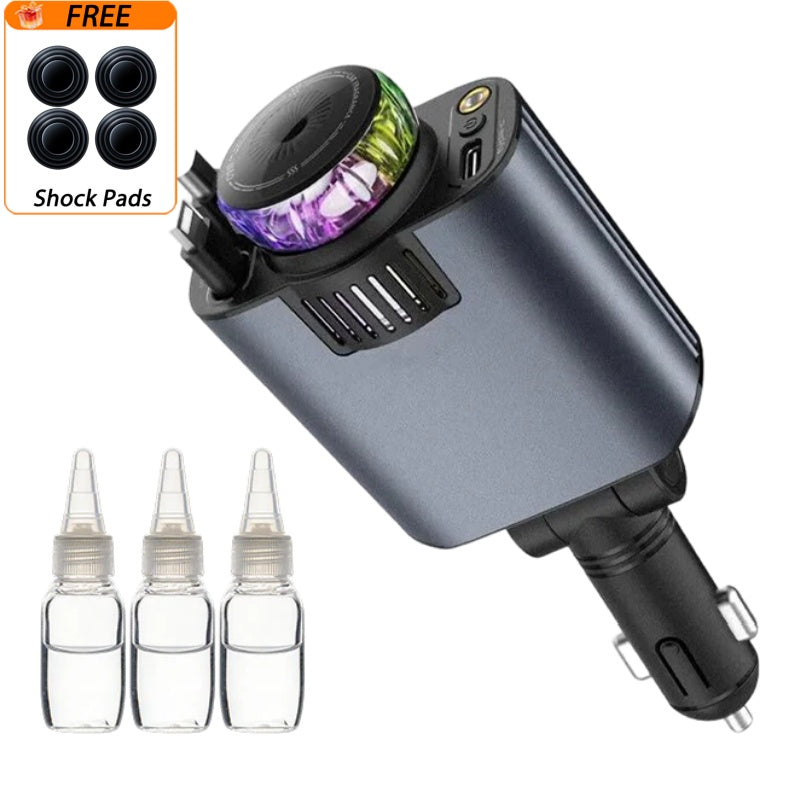 Chargeur 5-en-1, diffuseur d'arômes et projecteur d'étoiles au plafond