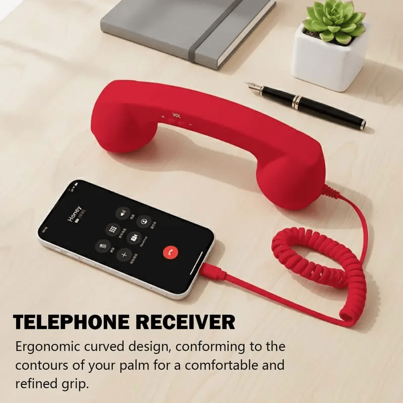 Combiné téléphonique vintage rétro Le cadeau de Noël le plus original ! Parfait pour les mélomanes