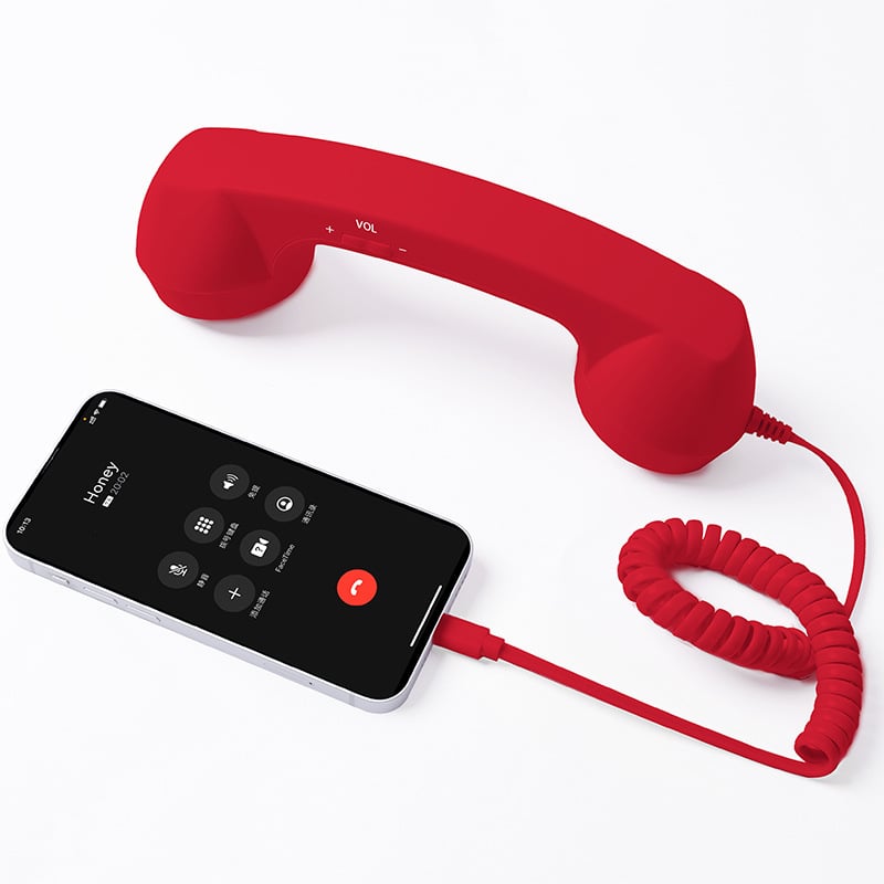 Combiné téléphonique vintage rétro Le cadeau de Noël le plus original ! Parfait pour les mélomanes
