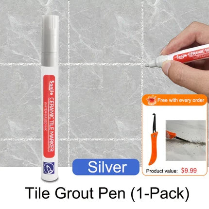 Stylo de Joint Anti-Moisissure & Imperméable pour Carreaux de Céramique