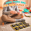 Résolution de puzzles Montessori en métal