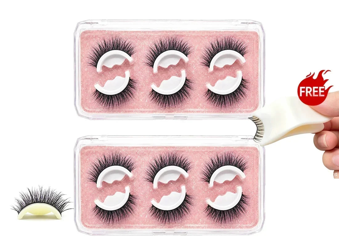 Faux cils autocollants réutilisables