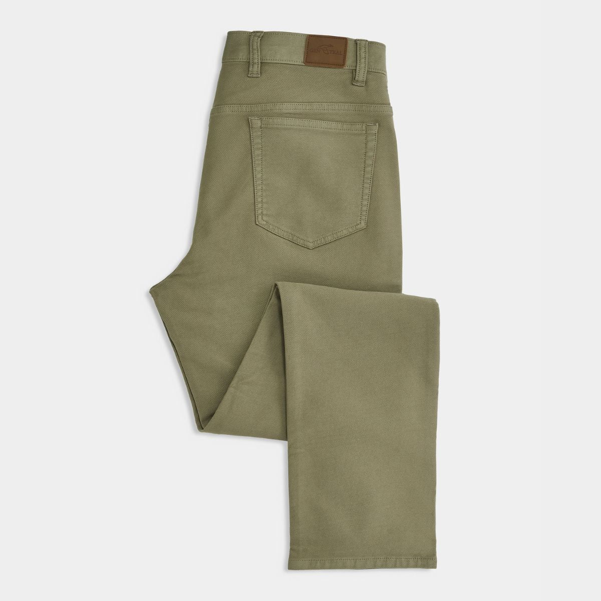 Olive Five-Pocket Pant