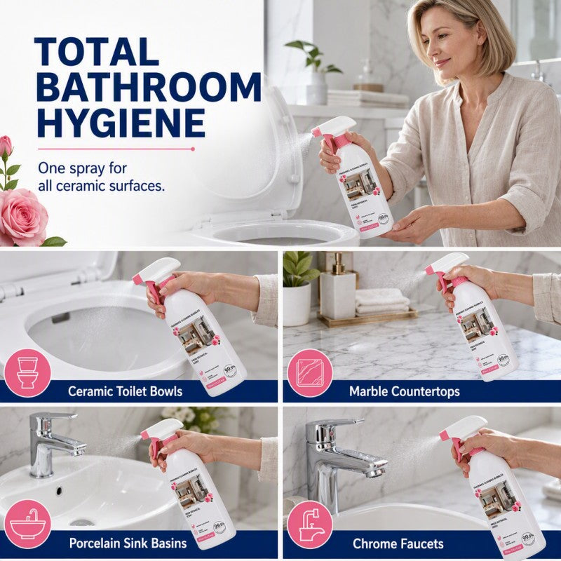 Nettoyant Multi-Usages pour Salle de Bain (Vaporisateur)