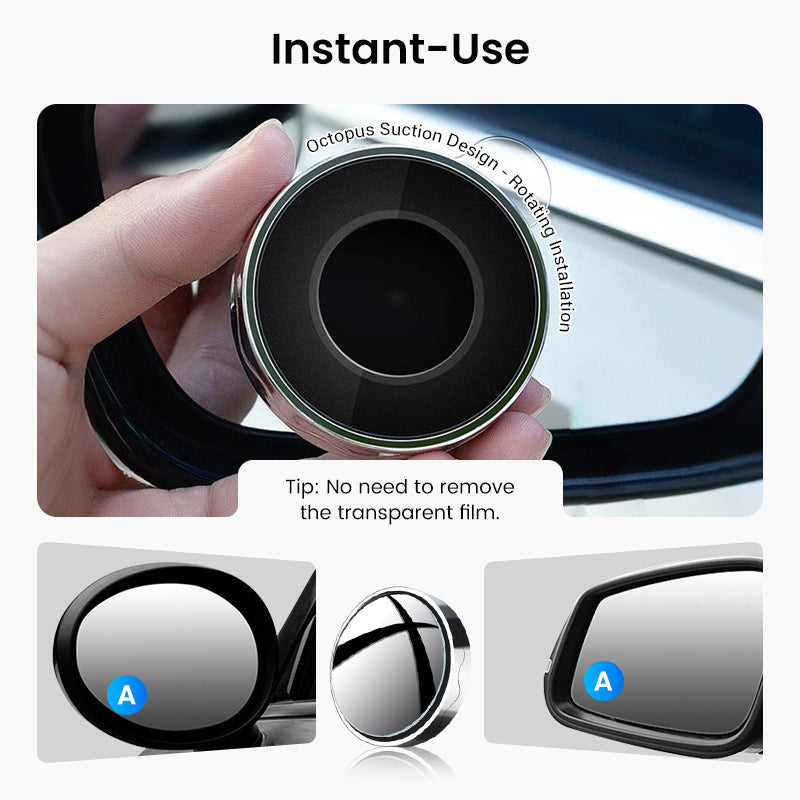 Miroir d'angle mort pour voiture (1 PAIRE)
