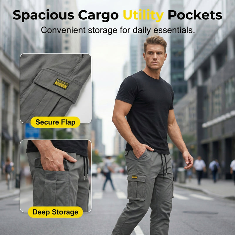 Pantalon Cargo Homme Décontracté – Élégant, Confortable & Ajustable