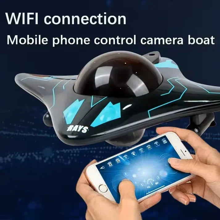 MantaVision ¨C Le drone de surface contrôlé par application pour l'exploration des plans d'eau