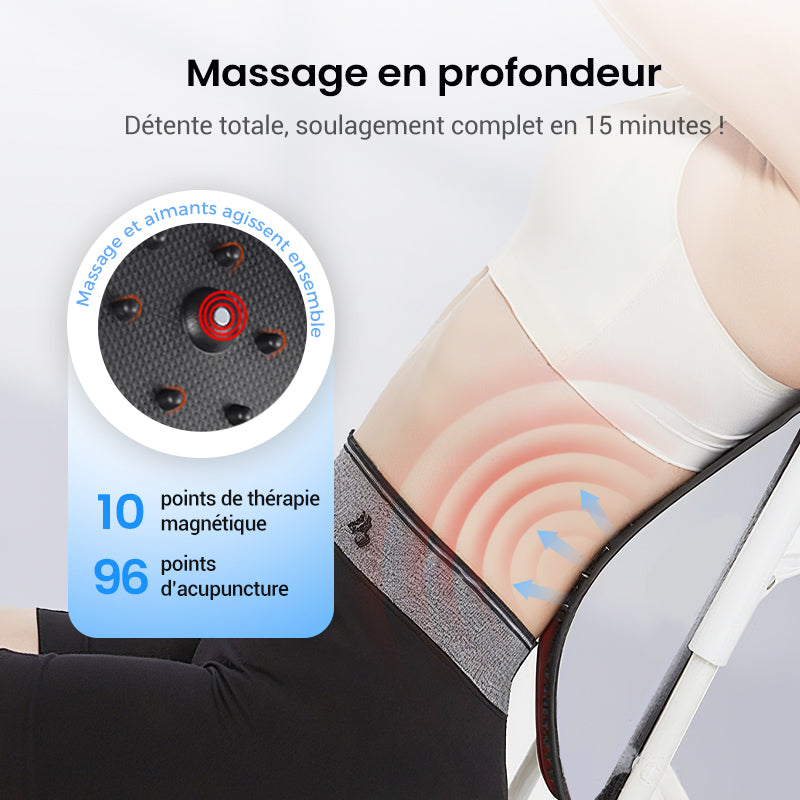 Étireur lombaire magnétique avec massage par acupuncture pour soulager les maux de dos