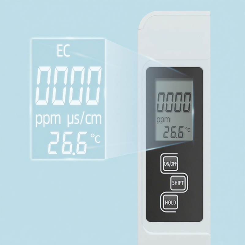 Testeur de qualité de l'eau 3 en 1 TDS – Mesure le pH, le chlore et la dureté avec écran LCD pour piscines et aquariums