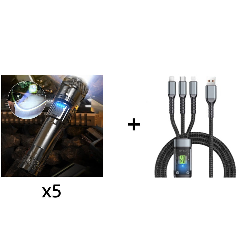 Lampe torche ultra-puissante avec zoom