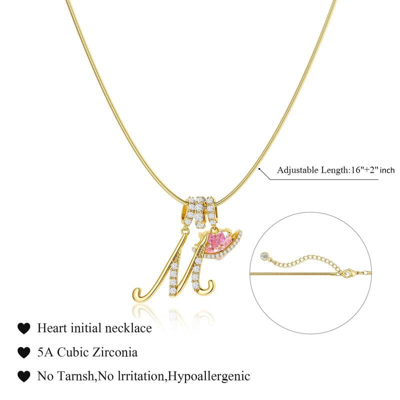 Colliers pendentifs 3 rangs avec initiales A-Z | Personnalisés et élégants
