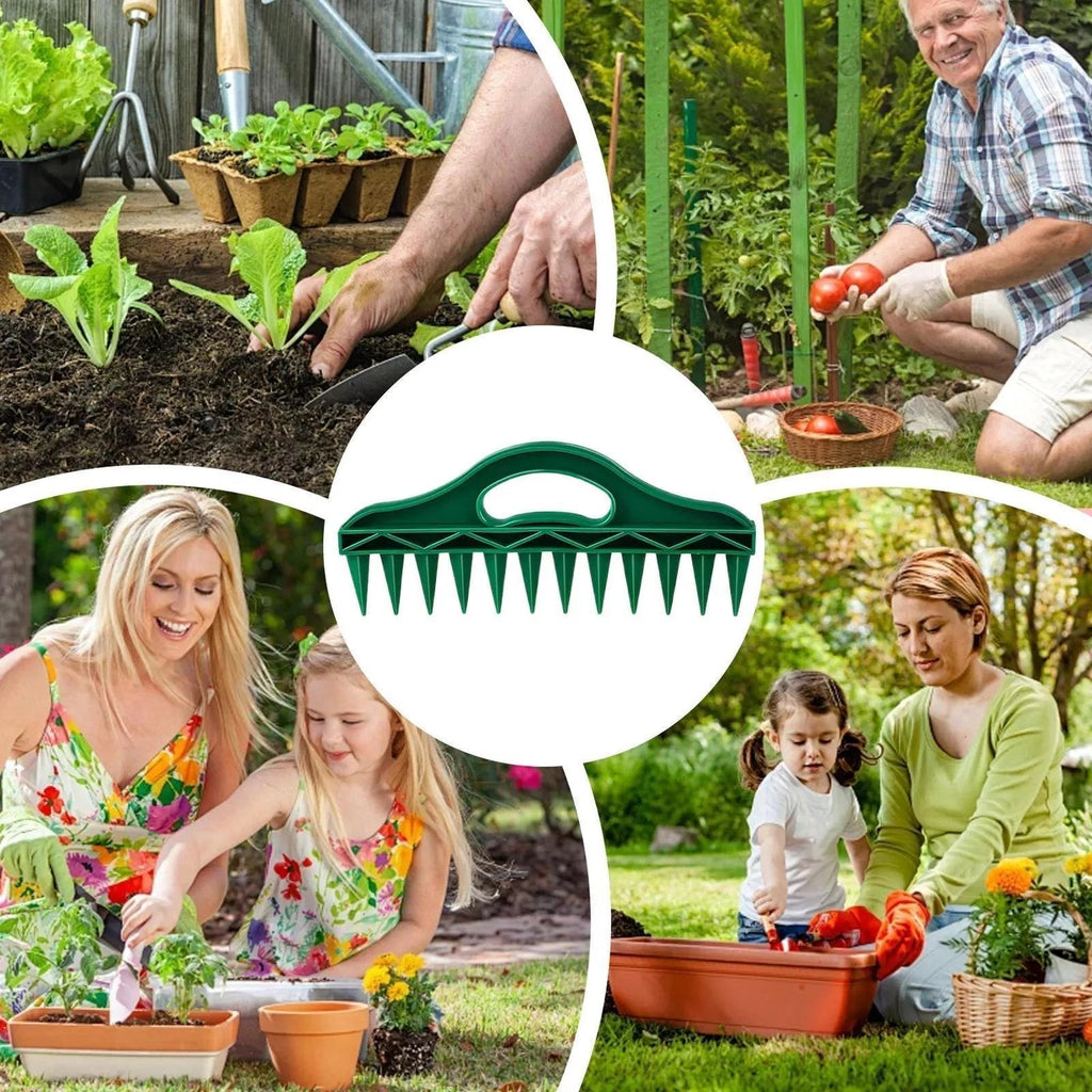 Semoir et Piquet de Semis de Jardin – Outil de Plantation de Précision à 12 Trous