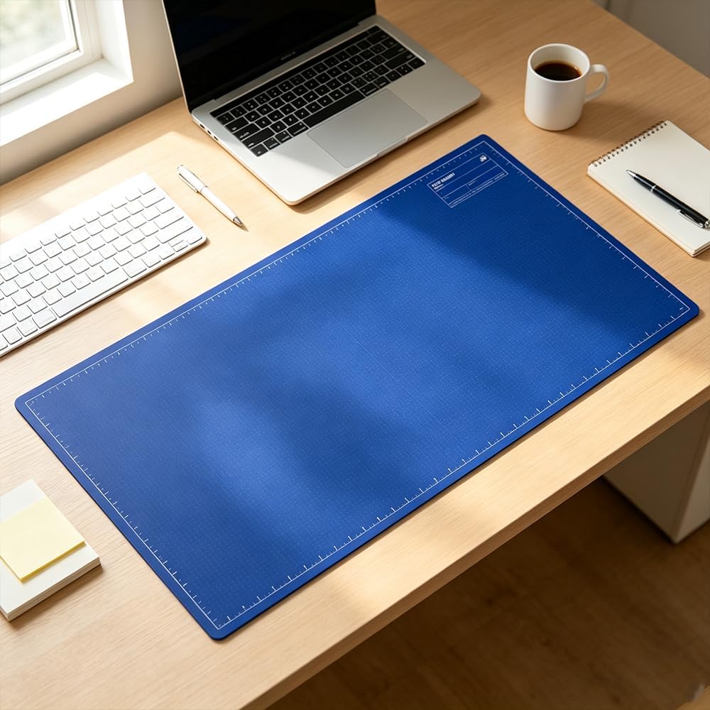 MAINTENANT ! Grand tapis de bureau réutilisable Inscriptible©\Pad de travail de planification créatif multifonction©\Tampon de bureau effaçable pour esquisse, planification de projet et espace de travail de bureau