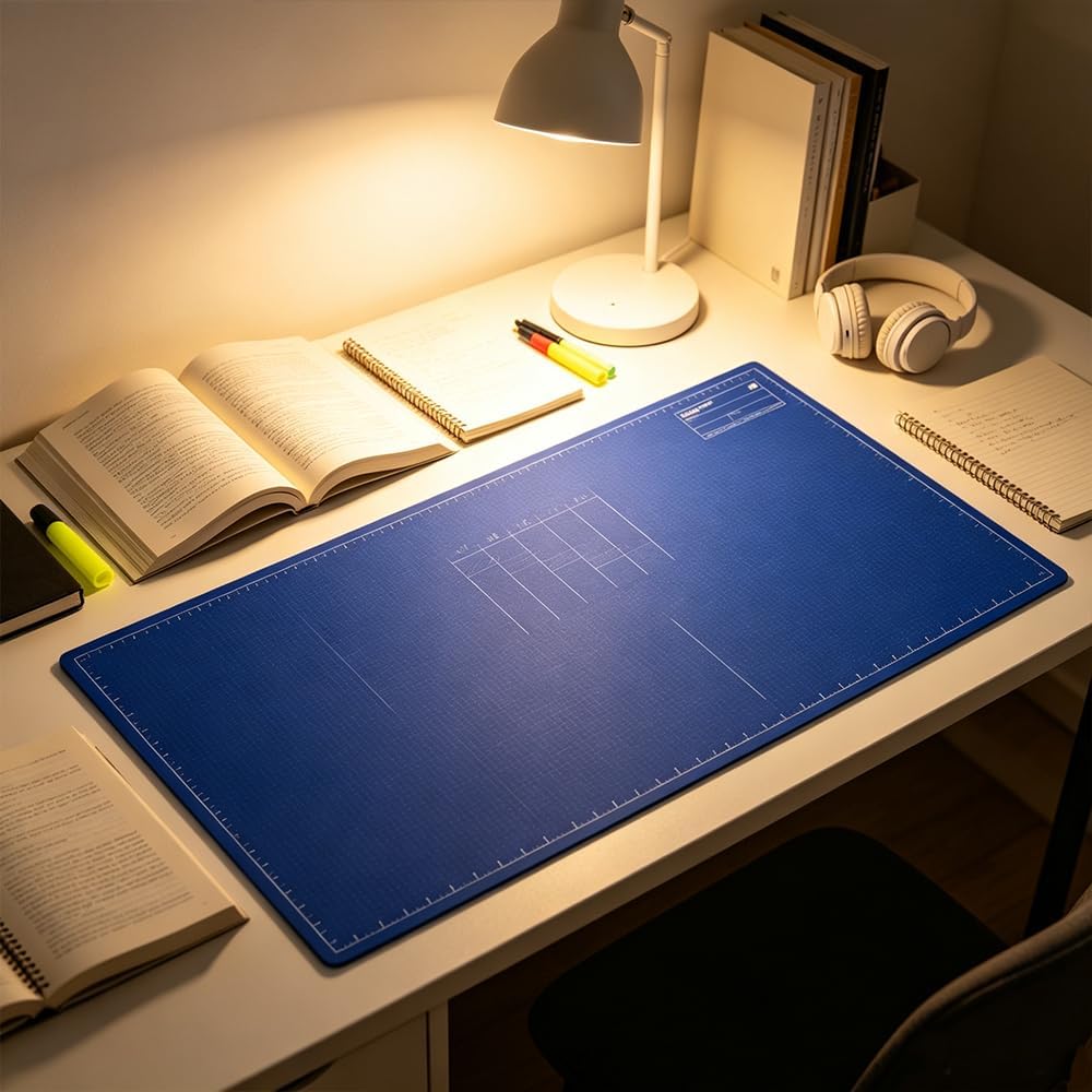 MAINTENANT ! Grand tapis de bureau réutilisable Inscriptible©\Pad de travail de planification créatif multifonction©\Tampon de bureau effaçable pour esquisse, planification de projet et espace de travail de bureau