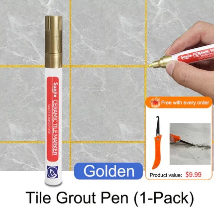 Stylo de Joint Anti-Moisissure & Imperméable pour Carreaux de Céramique