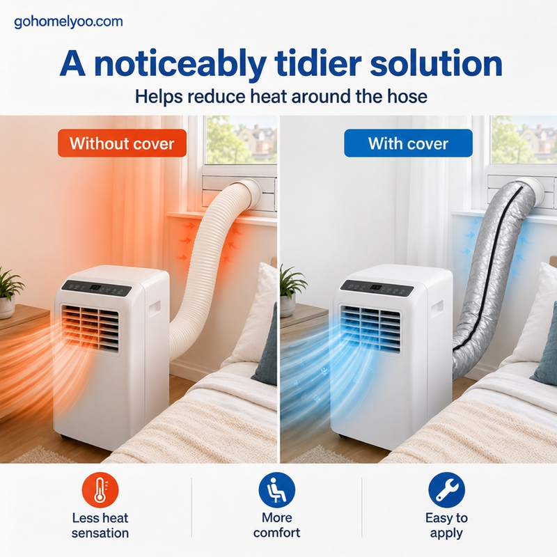 Housse d'isolation pour tuyau de climatisation : un essentiel pour la maison en été