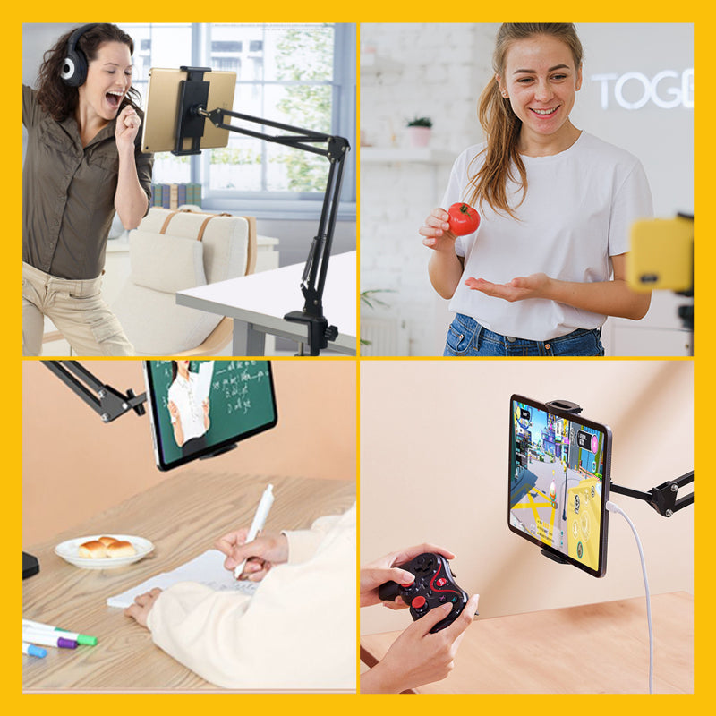 Support de bureau paresseux pour téléphone et tablette