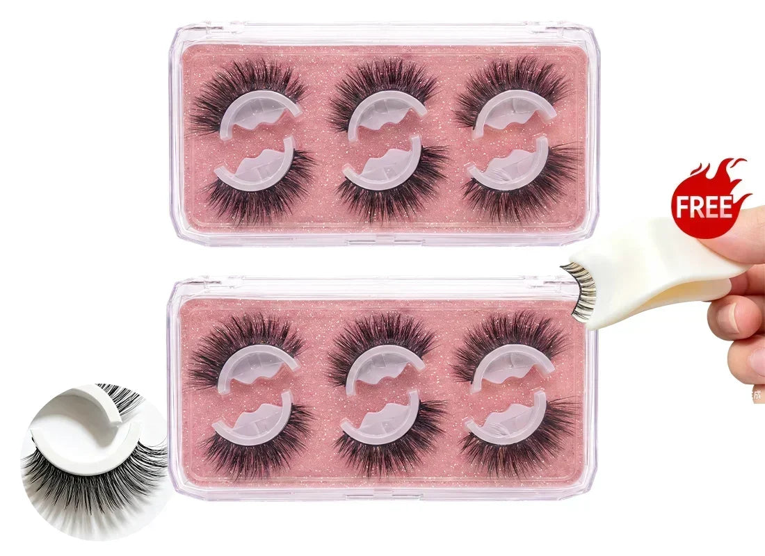 Faux cils autocollants réutilisables