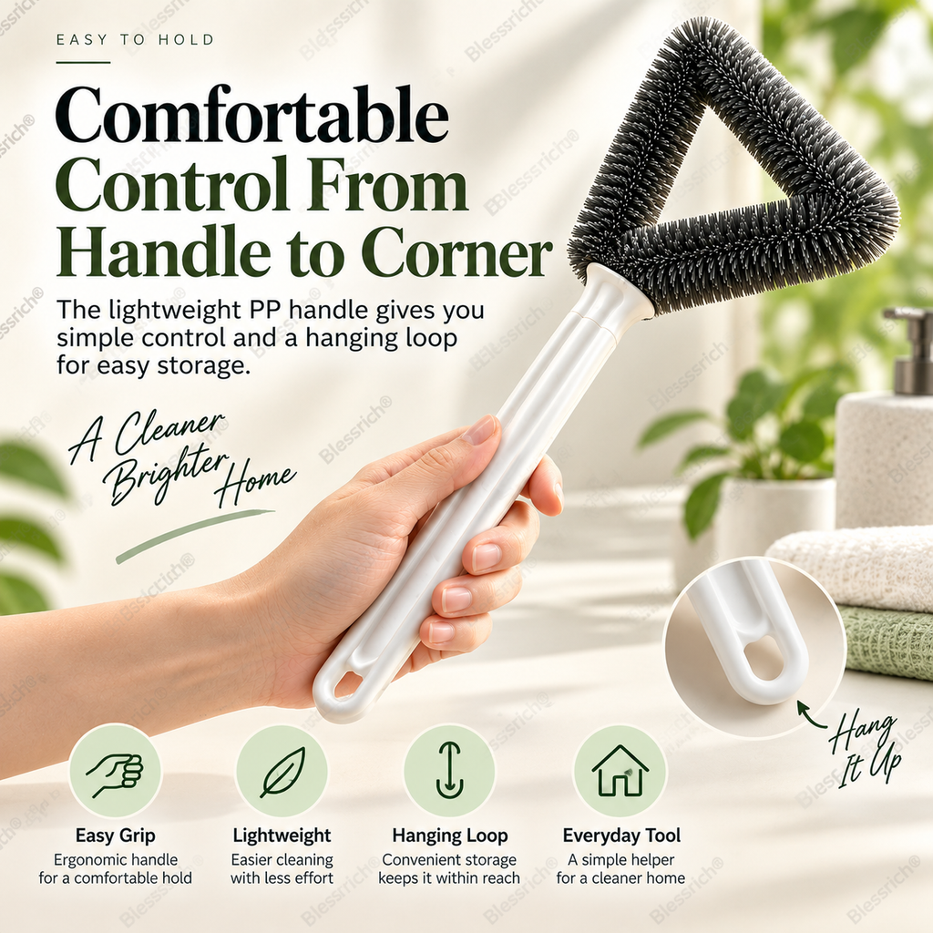 Brosse de nettoyage pour écran triangulaire
