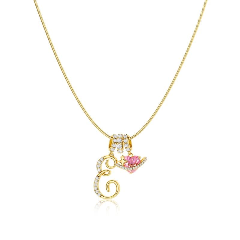 Colliers pendentifs 3 rangs avec initiales A-Z | Personnalisés et élégants